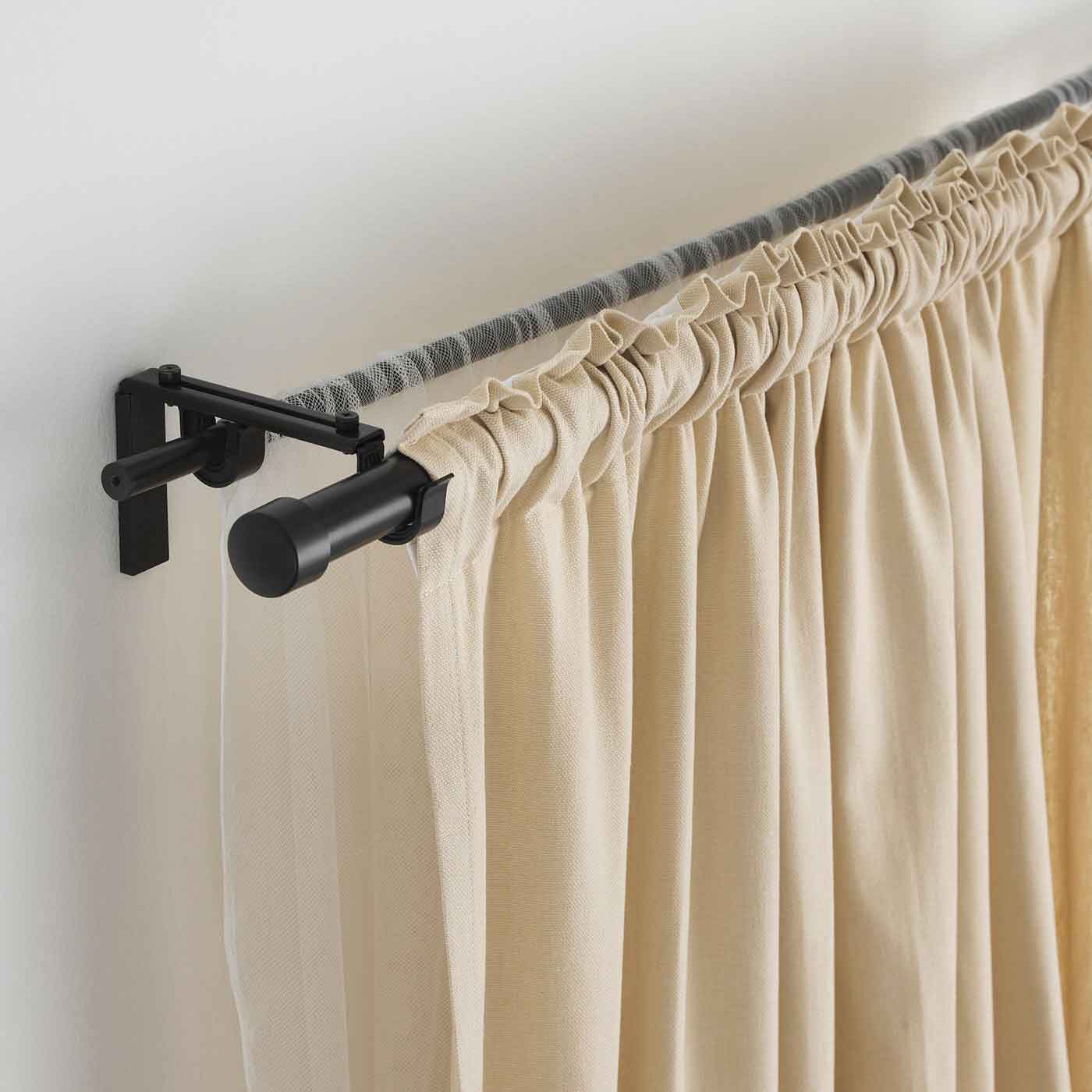 چوب پرده ایکیا مدل IKEA HUGAD طول 210 تا 385 سانتی متر